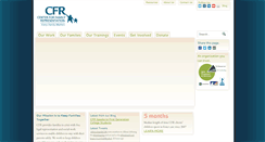 Desktop Screenshot of cfrny.org